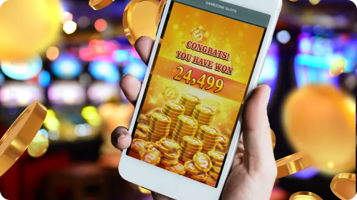 Slots PH mobile app interface on a smartphone